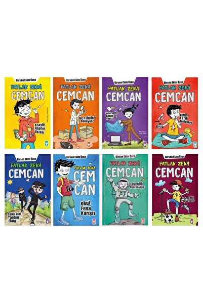 Timaş Yayınları Birsen Ekim Özen Patlak Zeka Cemcan Seti (8 Kitap)