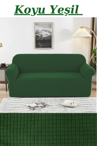 URUMÇİ 3 kişilik Likralı koltuk örtüsü. lastikli, esnek, yıkanabilir koltuk, ...