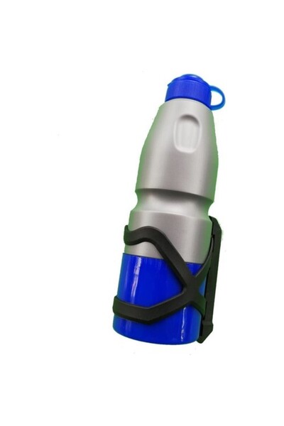 abnturk Sağlıklı Bisiklet Matarası Bardaklı Suluk 600cc Bisiklet Scooter Kola...