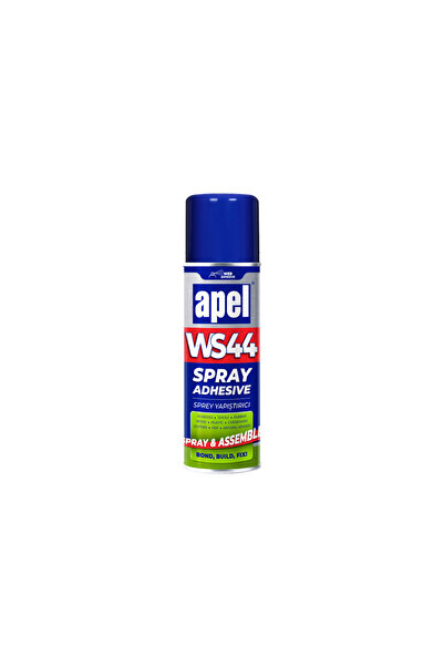APEL WS44 Genel ve Çok Amaçlı Ahşap, Tekstil, Plastik Sprey Yapıştırıcı 400 ML