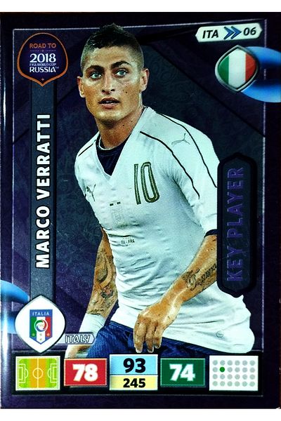 Panini MARCO VERRATTİ KEY PLAYER ROAD TO RUSSIAN