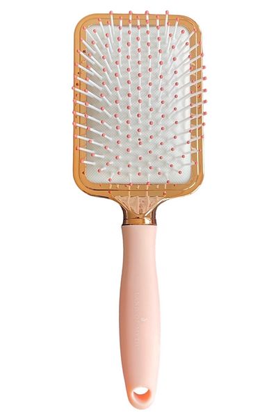 LAND OF MYTH Lom1041 Premium Hair Lightening Combing Brush, Antistatic, Galvanic (rose Gold)