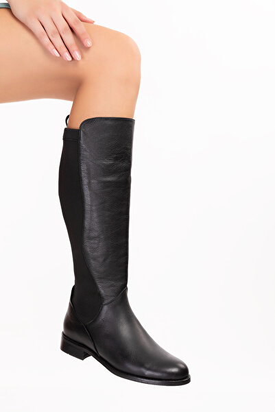 Elile Shoes Hakiki Deri 33-34-35-41-42-43-44-45 Numara Kışlık Kadın Çizme