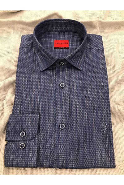 Sarar ІНТЕРВ'Ю ТКАНИНА СЛИМ ФІТ З ВІЗЕРУНКОМ СОРОЧКА