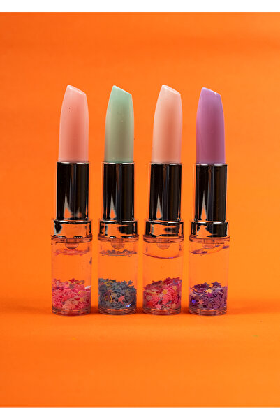 PENEX Sulu Simli Ruj Tasarımlı Tükenmez Kalem 4'lü Set