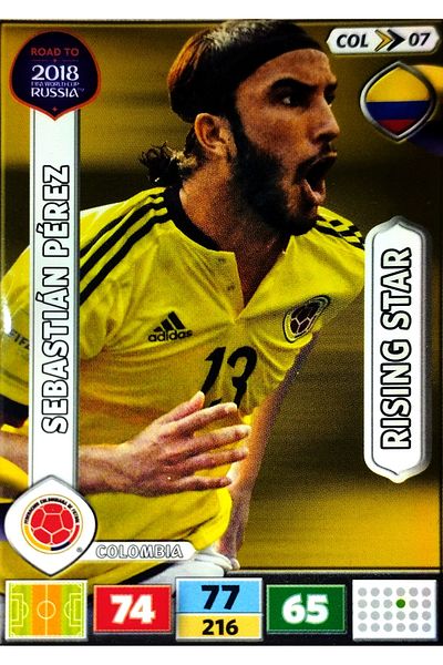 Panini CRISTIAN PEREZ RISING STAR ROAD TO RUSIA