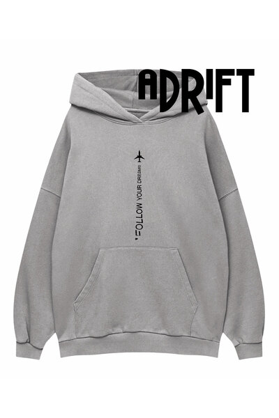 Tarzsokak Unisex Φούτερ με κουκούλα σε γκρι χρώμα με το δικό σας ιδιαίτερο σχ...