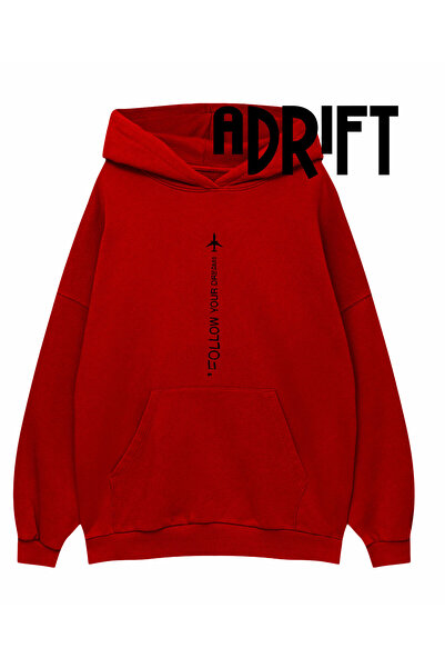 Tarzsokak Unisex majica sa kapuljačom sa svojim posebnim dizajnom, crvena