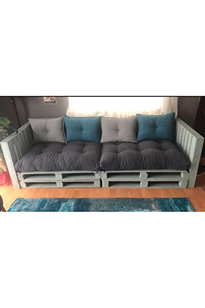 elegant concept şark köşesi ve palet minderi sadece minder dahildir