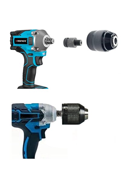 Depolife Kilitlemeli somun sökme sıkma makinesi için metal mandren ve adaptör seti