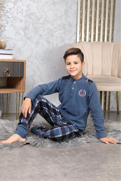 Pyjama Familya طقم بيجامة صوف للأولاد