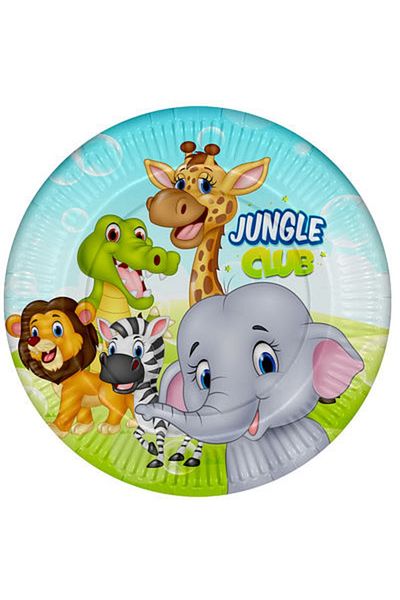 Kikajoy Jungle Club Cardboard Plate
