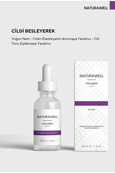 Naturawell Kolajen Serum % 5 Panthenol Ve % 1 Hyaluronik Asit %1 Beta Glukan Polysorbate 20 30 Ml