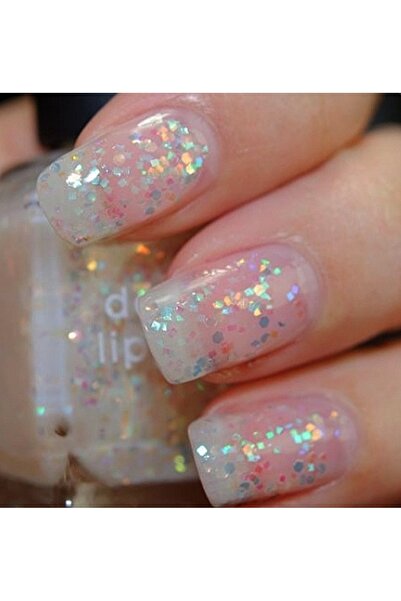 hbtasarim Glitter Beyaz Oje Tasarım
