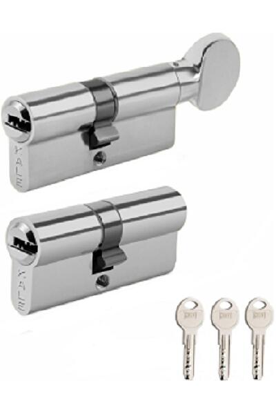 KALE 2'Li Ikiz Barel Bilyalı Ortak Anahtarlı Set