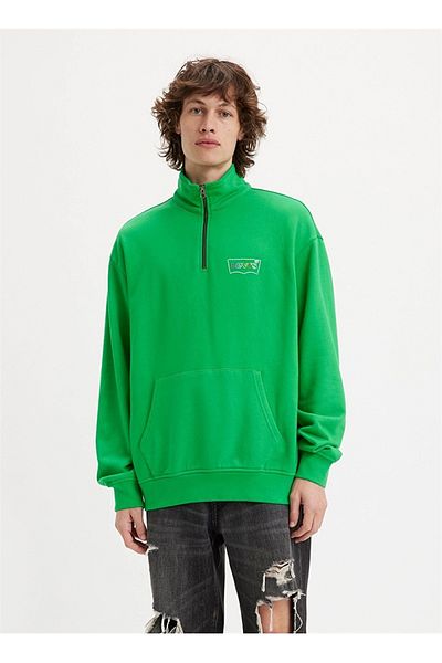Levi's RLX GRAPHIC SWEAT LCL TR GREEN SHEEN