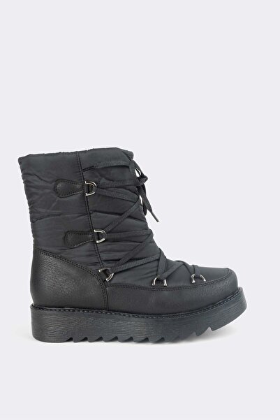Jelly Berry Kadın Bağcıklı Tasarım Kar Botu 01455KKBT0001-1