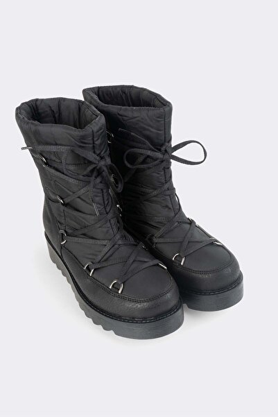 Jelly Berry Kadın Bağcıklı Tasarım Kar Botu 01455KKBT0001-1