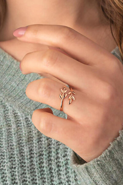 Else Silver Barışın Sembolü Gümüş Zeytin Dalı Yüzük