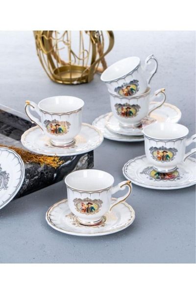 ACAR Alessia 6-Person Coffee Cup Set – GRN-05025/12