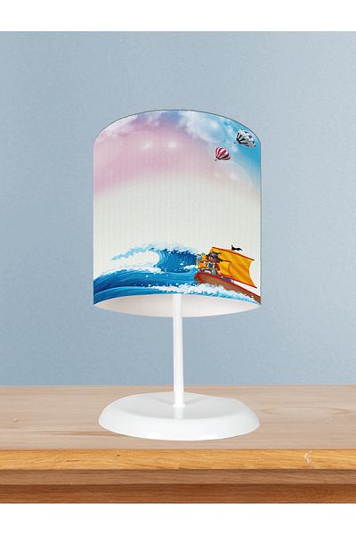 MASAL ODAM Home Baby and Children's Room Pirate Sailor Patterned Lampshade with Balloons