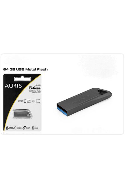 ecocenter 64GB Metal Flash Memory - USB Memory ARS-UB03