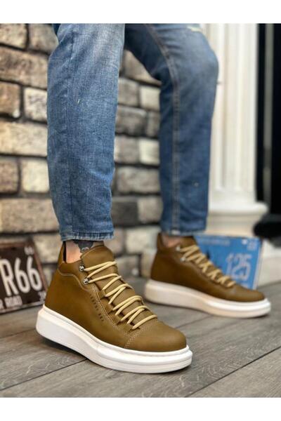 Ex Butik BA0312 Lace-up Mink High Sole Men's Style Sports Boots