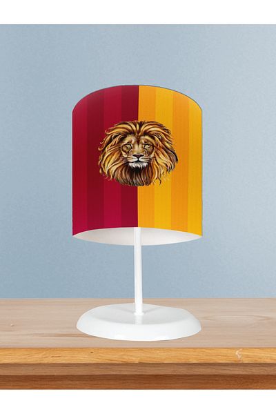 MASAL ODAM Home Baby and Children's Room Lion Patterned Lampshade