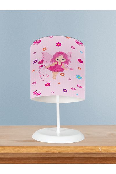 MASAL ODAM Baby and Children's Room Fairy Girl Patterned Lampshade