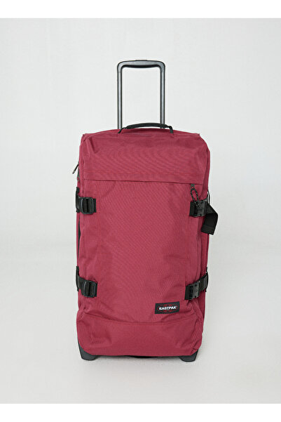 Eastpak Bordo Çekçekli Kumaş Valiz TRANVERZ M