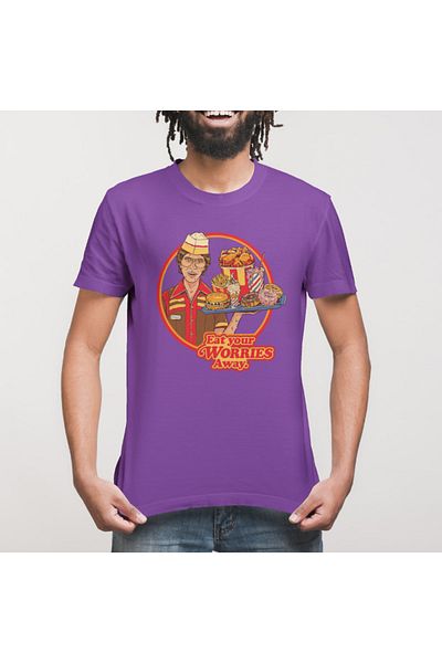 Built By Crazy Eat Your Worries Unisex T-Shirt