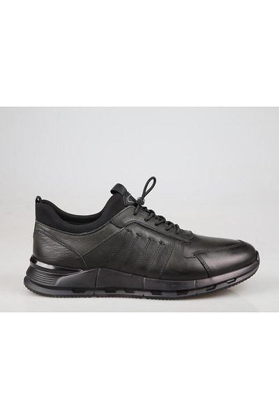 KOMCERO Ανδρικά παπούτσια casual 3k1835 από γνήσιο δέρμα χακί