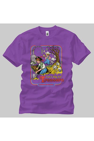 Built By Crazy Μπλουζάκι Unisex Lets Dig For Treasure