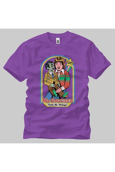 Built By Crazy Μπλουζάκι Unisex Mr Giggles