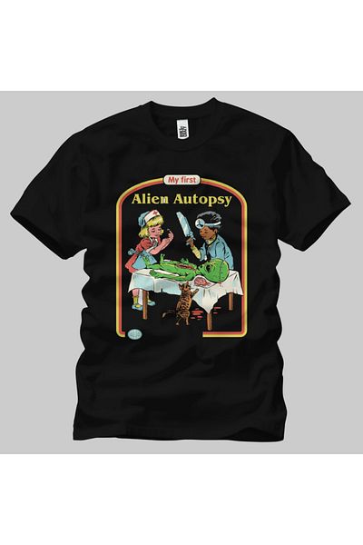 Built By Crazy Tricou unisex My First Alien Autopsy
