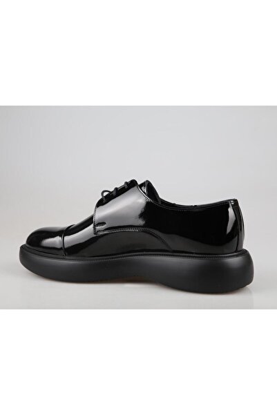 Pierre Cardin 70915 Чорні шкіряні чоловічі повсякденні черевики