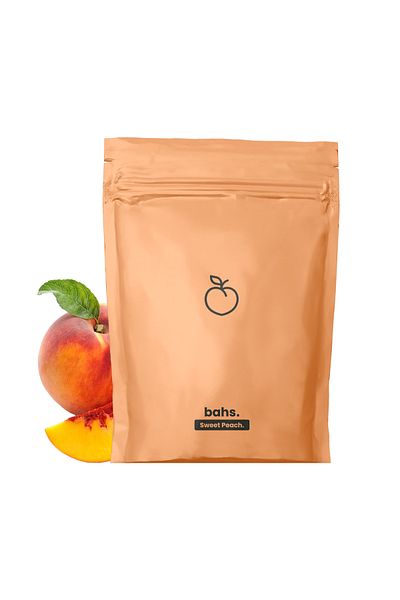 bahs. Sweet Peach Protein Food Powder - 600gr x 10 Servings