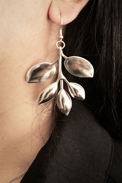 Handygoo Peanut Copper Necklace and Copper Earrings