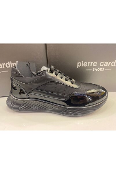 Pierre Cardin 44254 حذاء جلد أسود لامع