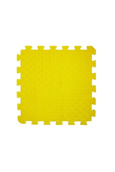 OSERSHOP Ekonomik Tatami Puzzle Zemin Minderi 10 Adet Sarı 50x50x26mm Tatami ...