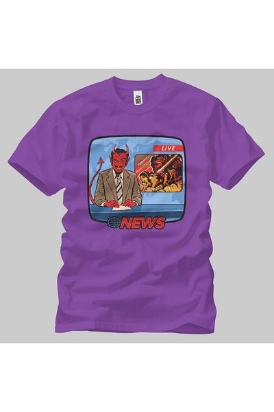 Built By Crazy Breaking News Unisex T-Shirt