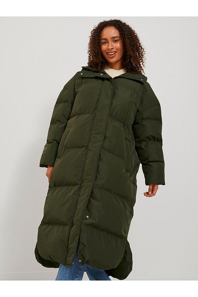 Jack & Jones Jack Jones Jxmısty Down Blend Long Puffer Otw Sn Men's Khaki Coat12236531-03