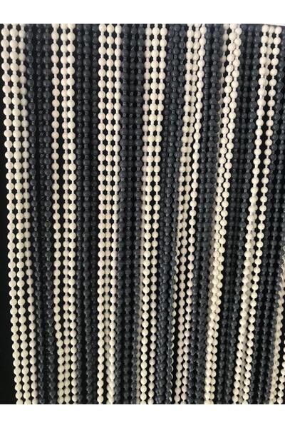 özdeğer home 80x200 Zero Spacing Cream Gray Door Curtain Door Ornament Bead Curtain