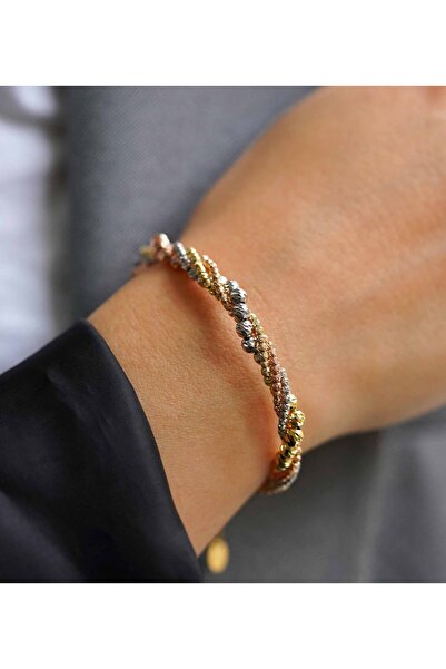 Elis Kuyumculuk Dorika Burgu Bilezik- 3 Renk