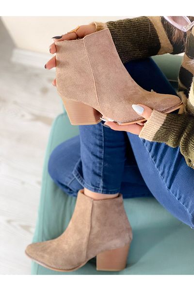 irmona ΜΙΝΙ ΜΠΟΤΑΚΙΑ DALİDA MINK SUEDE DALLAS WESTERN