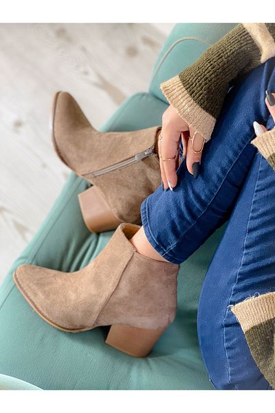 irmona ΜΙΝΙ ΜΠΟΤΑΚΙΑ DALİDA MINK SUEDE DALLAS WESTERN