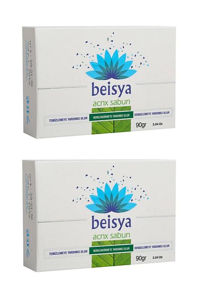 Beisya صابون أكنيكس لحب الشباب والبشرة الدهنية 90 جرام × 2