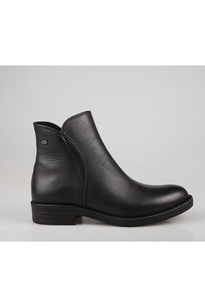 Castle Black 22676 Cizme negre de damă din piele naturală