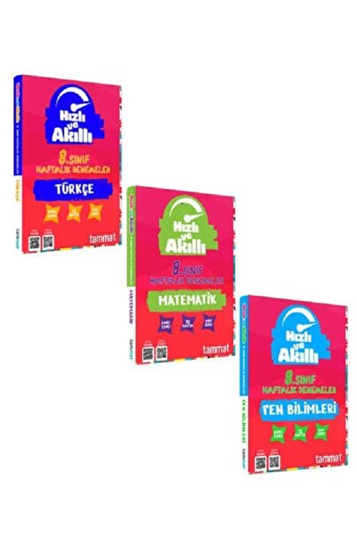 Tammat Yayıncılık Tammat 8. Sınıf LGS Hızlı ve Akıllı 32 Haftalık Türkçe - Ma...