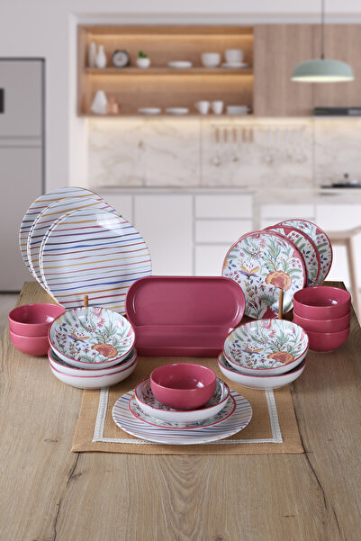 Keramika Pateh 6 Kişilik 26 Parça Yemek Takımı